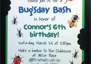 Bug Party Invitation Template Contemporary Bug Party Invitations Inspiration