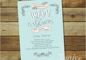 Bulk Bridal Shower Invitations wholesale Romantic Mint Bridal Shower Invitations Wfbs019