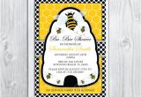 Bumble Bee Baby Shower Invitation Diy Printable Bumble Bee Baby Shower Birthday Invitation Diy Printable