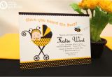 Bumble Bee Baby Shower Invitation Diy Printable Diy Printable Invitation Card Bumble Bee Baby Shower