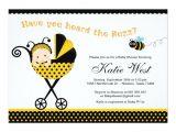 Bumble Bee Baby Shower Invites Bumble Bee Baby Shower Invitation