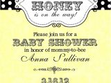 Bumble Bee Baby Shower Invites Bumble Bee Baby Shower Invitations Digital or Printable File