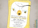 Bumblebee Baby Shower Invitations Bumble Bee Baby Shower Invitation Custom Printable Mommy to