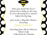 Bumblebee Baby Shower Invitations Bumble Bee Baby Shower Invitation