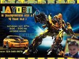 Bumblebee Transformer Birthday Invitations Transformers Birthday Invitations Ideas – Bagvania Free