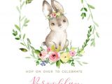 Bunny Birthday Invitation Template Free Bunny Birthday Invitation Editable Bunny Invite First