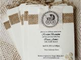 Burlap and Lace Baby Shower Invitations Gallery Burlap and Lace Baby Shower Invitations