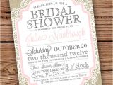 Burlap and Lace Bridal Shower Invitations Burlap and Lace Vintage Bridal Shower Baby by