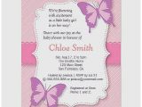 Butterfly Baby Shower Invitations Printable Free Baby Shower Invitation Lovely Free Printable butterfly