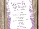 Butterfly Baby Shower Invitations Printable Free butterfly Kisses Baby Shower Invitation butterfly Baby