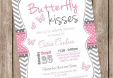 Butterfly Baby Shower Invites Free butterfly Kisses Baby Shower Invitation butterfly Baby Shower