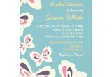 Butterfly Bridal Shower Invitations Blue butterfly Bridal Shower Wedding Invitation