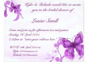 Butterfly Bridal Shower Invitations butterfly Bridal Shower Invitations