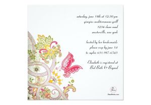 Butterfly Bridal Shower Invitations Elusive butterfly Bridal Shower Invitation