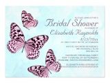 Butterfly Bridal Shower Invitations Vintage butterflies Bridal Shower Invitations 5" X 7