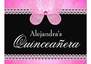 Butterfly Invitations for Quinceaneras butterfly Diamonds Pink Quinceanera 5 25×5 25 Square Paper