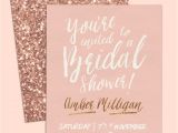 Buy Bridal Shower Invitations Rose Gold Bridal Shower Invitation Customized for