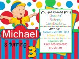 Caillou Party Invitations Caillou Birthday Invitations Partyexpressinvitations