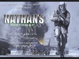 Call Of Duty Birthday Party Invitations Personalized Invitations