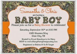 Camo Baby Boy Shower Invitations Baby Shower Invitation Unique Camo Boy Baby Shower