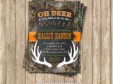 Camo Baby Boy Shower Invitations Camo Baby Shower Boy Deer Hunting Printable Invitation 5×7