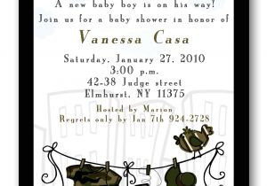 Camo Baby Boy Shower Invitations Tags Baby Monkey Shower theme Bunch Of Balloons