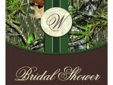 Camo Bridal Shower Invitations Brown Green Camo Wedding Bridal Shower Invitations