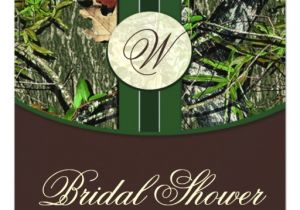 Camo Bridal Shower Invitations Brown Green Camo Wedding Bridal Shower Invitations