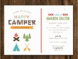 Camping themed Baby Shower Invitations Best 25 Camping Party Invitations Ideas On Pinterest
