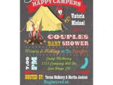 Camping themed Baby Shower Invitations Chalkboard Camping Baby Shower Invitations