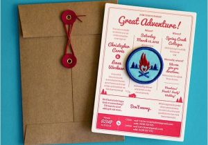 Camping themed Wedding Invitations these are the Coolest Wedding Invites Ever