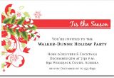 Candy Cane Christmas Party Invitations Candy Cane and Swirls Holiday Invitations Christmas