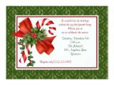 Candy Cane Christmas Party Invitations Candy Cane Holiday Party Invitation