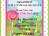 Candyland Birthday Party Invitation Ideas Candyland Birthday Invitations Ideas Bagvania Free