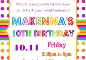 Candyland Birthday Party Invitation Ideas Candyland Birthday Party Invitation Sweets Treats