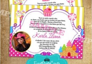 Candyland Quinceanera Invitations Candyland Quinceanera Invitations Photo