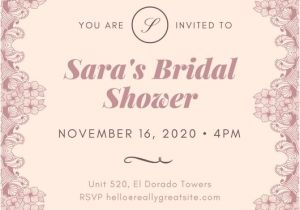 Canva Bridal Shower Invitations Customize 636 Bridal Shower Invitation Templates Online