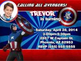 Captain America Birthday Invitation Template Captain America Birthday Invitations Kustom Kreations