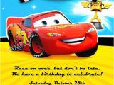 Car theme Birthday Invitation Template Cars Birthday Party Invitation Wording