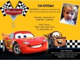 Car themed Birthday Invitation Card Disney Cars Birthday Invitations Ideas Bagvania Free