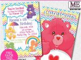 Care Bears Birthday Party Invitations Care Bears Birthday Invitations by Metro Designs Graphic
