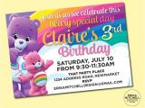 Care Bears Birthday Party Invitations Care Bears Birthday Invite Digital File Custom Birthday