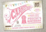Carnival 1st Birthday Party Invitations Items Similar to Kids Birthday Party