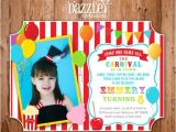 Carnival First Birthday Invitations 1000 Images About Backyard Carnival Circus On Pinterest