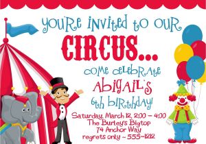 Carnival Party Invitation Wording Circus Party Invitations Party Invitations Templates