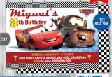 Cars Birthday Invitation Template Free Disney Cars Birthday Invitation 1 by Templatemansion On