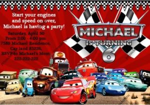 Cars Birthday Party Invitation Templates Free Disney Cars Birthday Invitations Ideas Bagvania Free