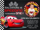 Cars themed Birthday Invitation Card Disney Birthday Invitation Disney Birthday Invitation