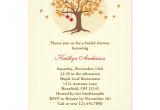 Cash Bridal Shower Invitations Fall Tree Bridal Shower Invitation 5" X 7" Invitation Card