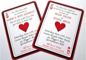 Casino Invites for Parties Casino Invitations Casino Party Casino Birthday Invitations